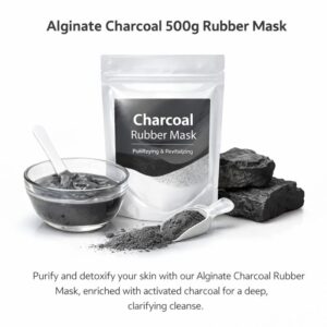 Alginate Charcoal Rubber Mask